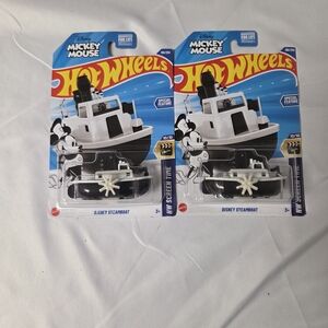 Mattel Hot Wheels Disney Steamboat‎ - Bundle Of 2